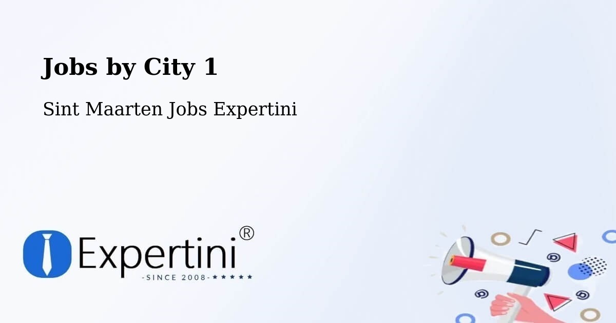 City Jobs in Sint Maarten - Expertini